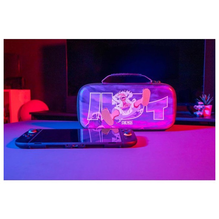 Housse de protection et transport - Nintendo Switch 2 - Konix - One Piece - Rangement accessoires - Motif Luffy Gear 5 - Violet Housse de protection et transport - Nintendo Switch 2 - Konix - One Piece - Rangement accessoires - Motif Luffy Gear 5 - Violet