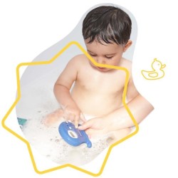 Badabulle Thermometre de bain digital, avec alerte si eau trop chaude