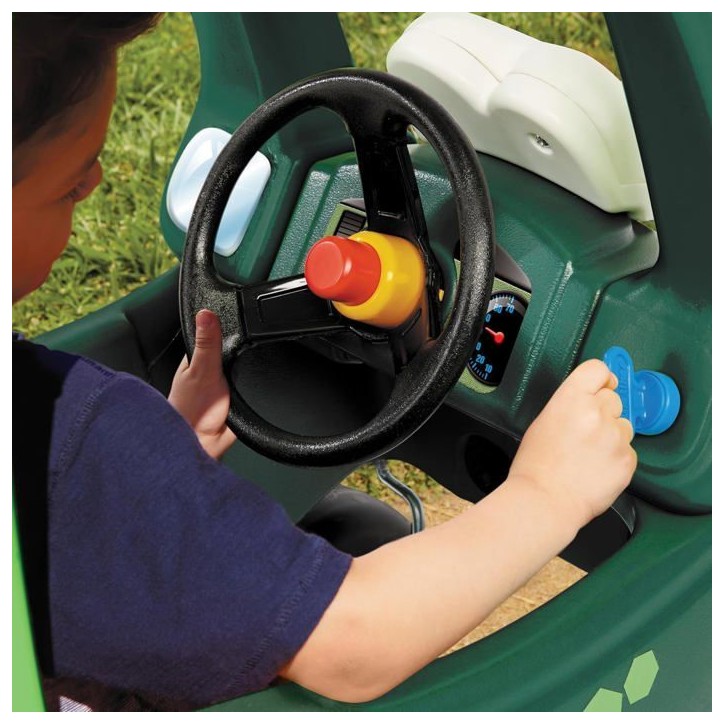 Cozy Coupe - Little Tikes - Dinosaure - Portes, Klaxon et Plancher a retirer - Des 18 mois Cozy Coupe - Little Tikes - Dinosaure - Portes, Klaxon et Plancher a retirer - Des 18 mois