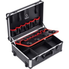 Trolley a outils vide - MEISTER - Alu - 46 x 35 x 19 cm - Compartiment