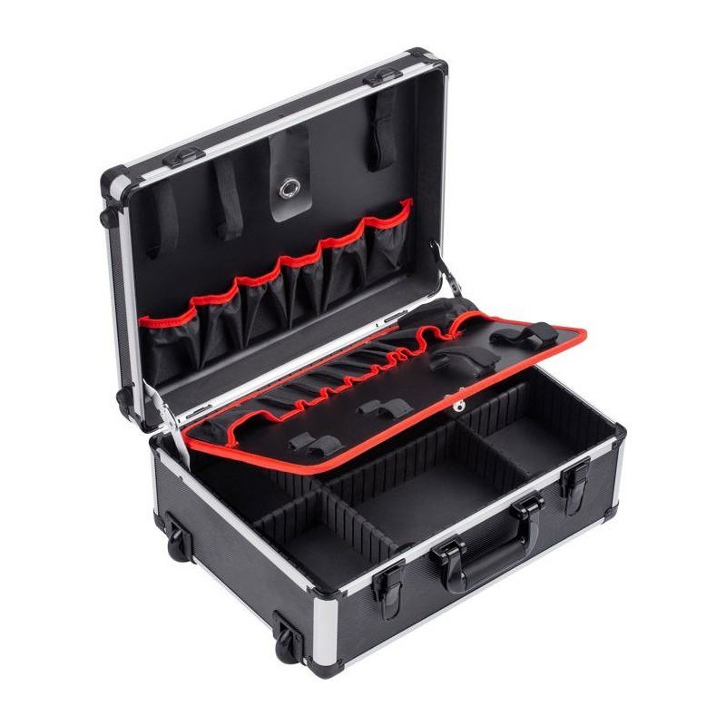 Trolley a outils vide - MEISTER - Alu - 46 x 35 x 19 cm - Compartiment