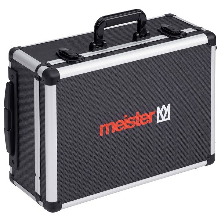 Trolley a outils vide - MEISTER - Alu - 46 x 35 x 19 cm - Compartiments 15 + 6 - Poignée extensible + 2 roulettes Trolley a outils vide - MEISTER - Alu - 46 x 35 x 19 cm - Compartiments 15 + 6 - Poignée extensible + 2 roulettes