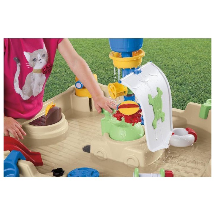 Table de jeux - Little Tikes Anchors Away - Bateau pirate - Canon a eau - Moulin et jeux d'eau Table de jeux - Little Tikes Anchors Away - Bateau pirate - Canon a eau - Moulin et jeux d'eau