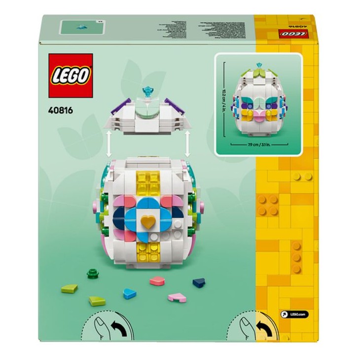 LEGO 40816 L'oeuf de Pâques décoratif Condition : Nouveau. LEGO 40816 L'oeuf de Pâques décoratif Condition : Nouveau.