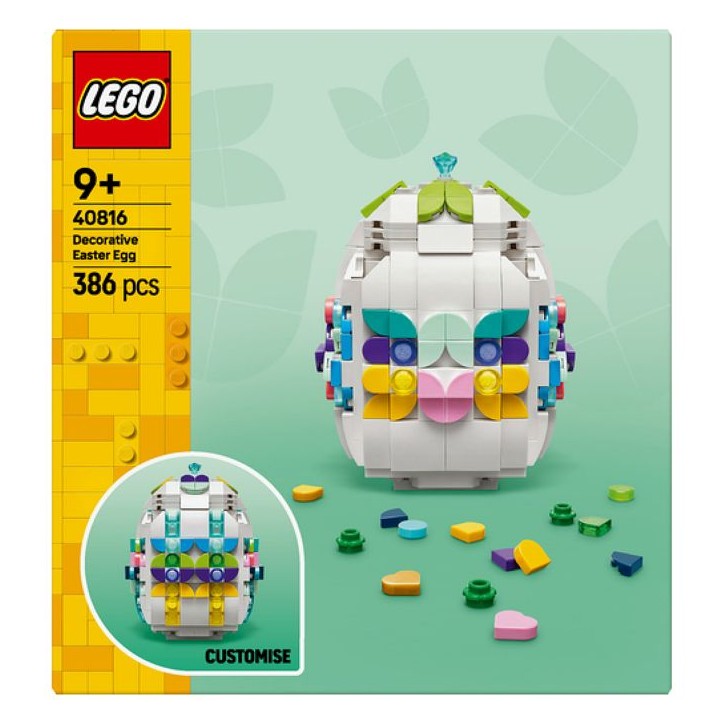 LEGO 40816 L'oeuf de Pâques décoratif Condition : Nouveau. LEGO 40816 L'oeuf de Pâques décoratif Condition : Nouveau.