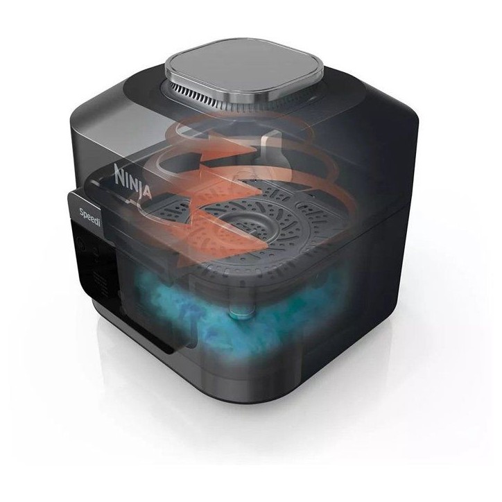 Multicuiseur NINJA - Speedi Rapid Cooker ON500EU - Capacité 5,7L - Argent/Noir - 1760W Multicuiseur NINJA - Speedi Rapid Cooker ON500EU - Capacité 5,7L - Argent/Noir - 1760W