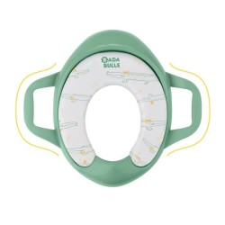Badabulle Réducteur de toilette confort avec poignées, antidérapant