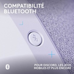 Casque gamer - Sans fil - Logitech G - G321 Lightspeed - Blanc