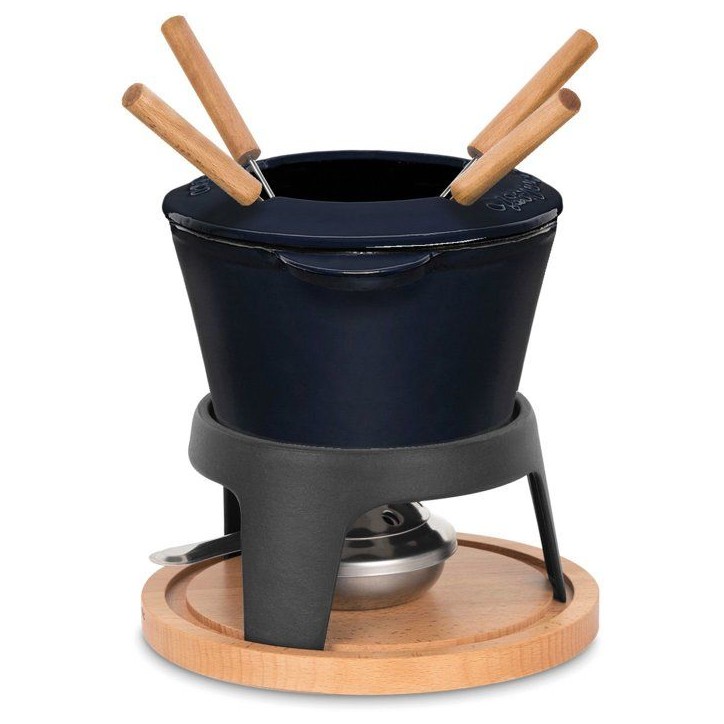Fondue en fonte émaillée - LA FONDERIE 1890 - MONT D'ARBOIS - 1,2 L - 4 personnes - Bleu Fondue en fonte émaillée - LA FONDERIE 1890 - MONT D'ARBOIS - 1,2 L - 4 personnes - Bleu