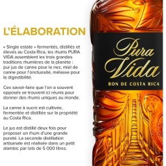 Pura Vida - Añejo - Rhum - 37,5% Vol. - 70cl