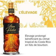 Pura Vida - Añejo - Rhum - 37,5% Vol. - 70cl