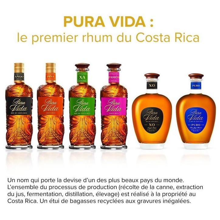 Pura Vida - Añejo - Rhum - 37,5% Vol. - 70cl