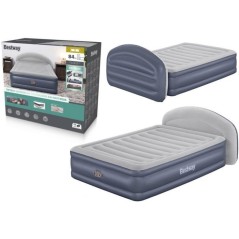 Matelas gonflable - BESTWAY - 671BD Queen - Pompe électrique intégr