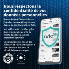 Caméra de surveillance - Arlo - Essential 3 Kit de 2 caméras 2K 360° - Extérieur