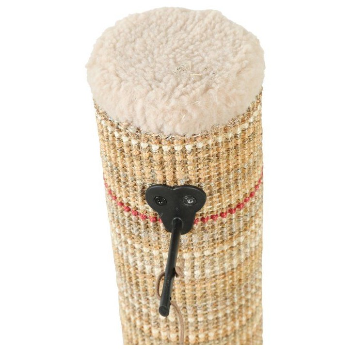 Poteau griffoir chat - ZOLUX - Sisal - Avec jouet suspendu - 60 cm - Boréal - Beige Poteau griffoir chat - ZOLUX - Sisal - Avec jouet suspendu - 60 cm - Boréal - Beige