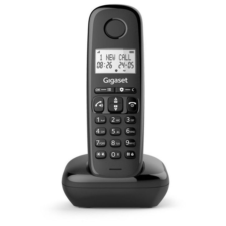 Gigaset Téléphone sans fil noir - BASIC100NOIR