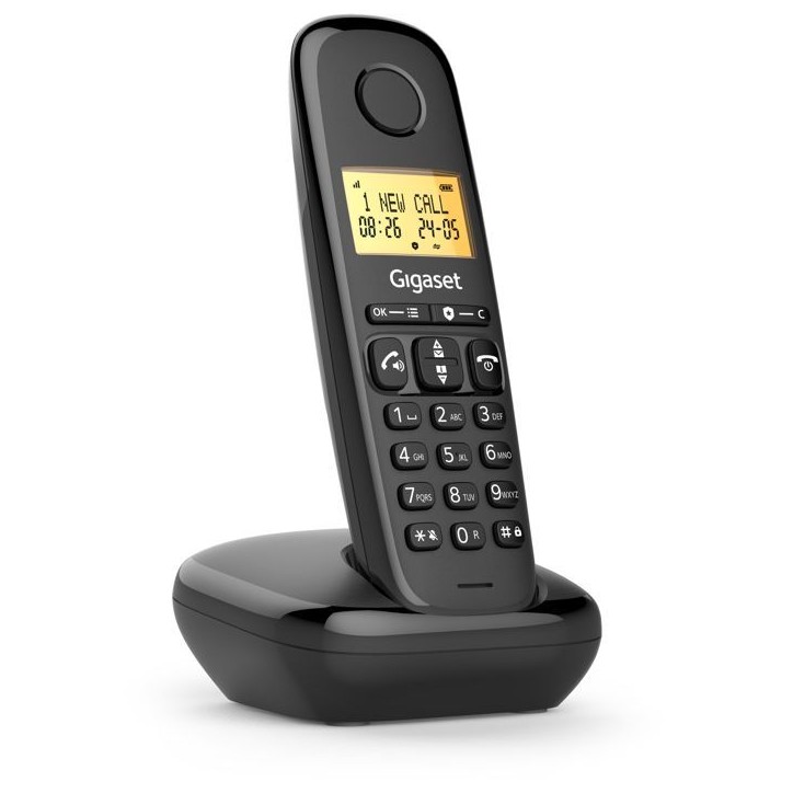 Gigaset Téléphone sans fil noir - BASIC100NOIR