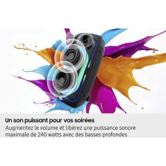 Enceinte - SAMSUNG - MX ST50F/XE - 240 W - Effets lumineux - Bluetooth