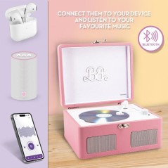 Lecteur CD Vintage - LISCIANIGIOCHI - Barbie Wireless CD Player - Blue