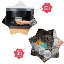 Badabulle Lot de 12 badabowls - Boîtes de conservation gradués 250ml