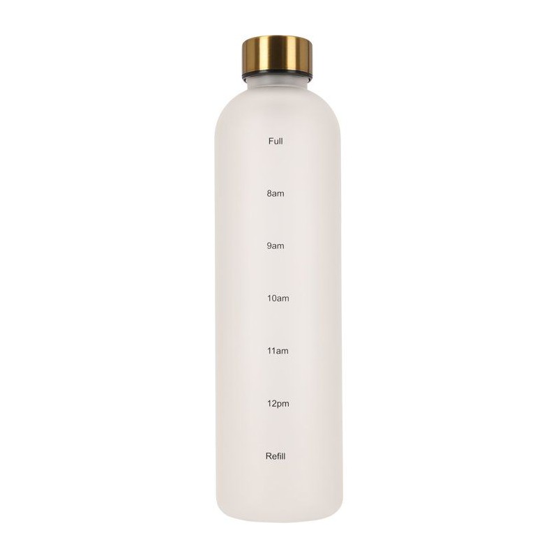 Gourde de sport - ATHLECIA - Yoga - 1 L - Ayan -Blanc