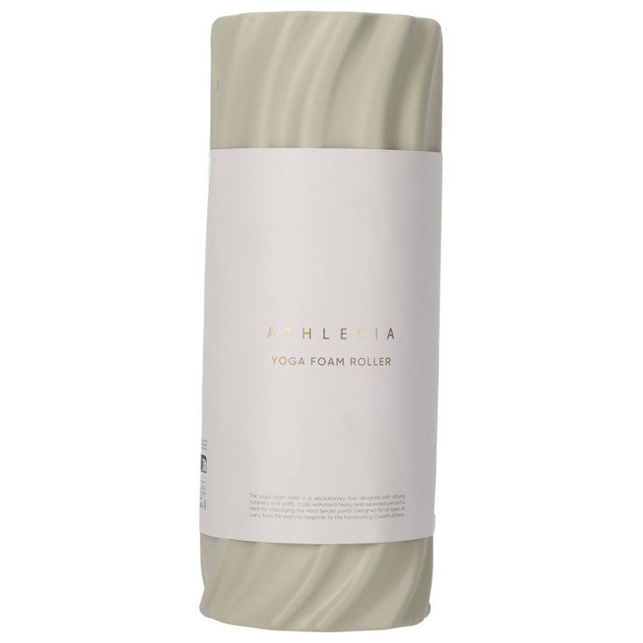 Rouleau de Yoga en mouse - ATHLECIA - Malata - Taille unique - Blanc creme
