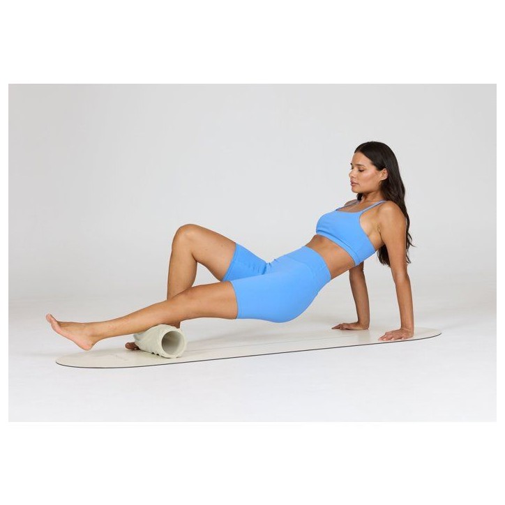 Rouleau de Yoga en mouse - ATHLECIA - Malata - Taille unique - Blanc creme