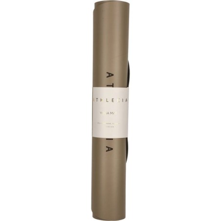 Tapis de Yoga - ATHLECIA - Oliveira - 4 mm - Beige