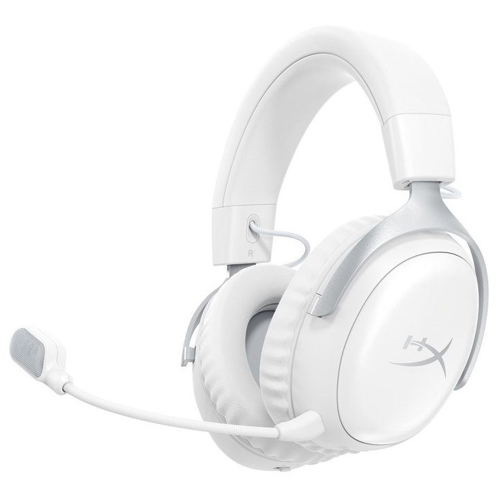Casque Gamer Sans Fil HyperX Cloud III S Wireless blanc pour PC Mac PS5 mobiles Switch avec adaptateur USB-C vers USB-A et câbl Casque Gamer Sans Fil HyperX Cloud III S Wireless blanc pour PC Mac PS5 mobiles Switch avec adaptateur USB-C vers USB-A et câbl