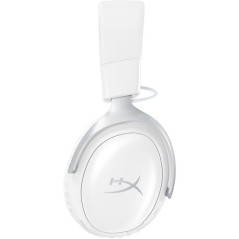 Casque Gamer Sans Fil HyperX Cloud III S Wireless blanc pour PC Mac PS5 mobiles Switch avec adaptateur USB-C vers USB-A et câbl