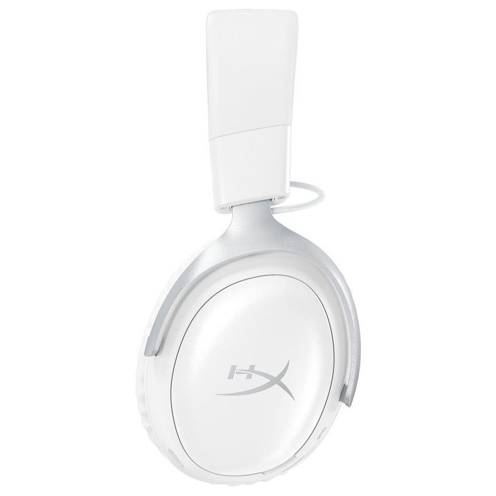 Casque Gamer Sans Fil HyperX Cloud III S Wireless blanc pour PC Mac PS5 mobiles Switch avec adaptateur USB-C vers USB-A et câbl Casque Gamer Sans Fil HyperX Cloud III S Wireless blanc pour PC Mac PS5 mobiles Switch avec adaptateur USB-C vers USB-A et câbl