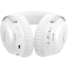 Casque Gamer Sans Fil HyperX Cloud III S Wireless blanc pour PC Mac PS