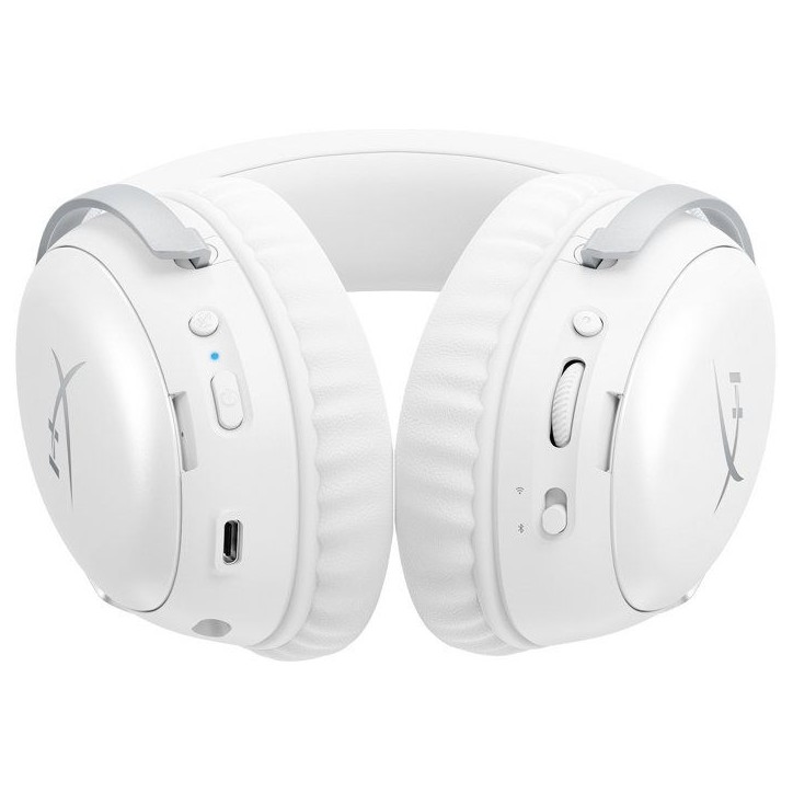 Casque Gamer Sans Fil HyperX Cloud III S Wireless blanc pour PC Mac PS5 mobiles Switch avec adaptateur USB-C vers USB-A et câbl Casque Gamer Sans Fil HyperX Cloud III S Wireless blanc pour PC Mac PS5 mobiles Switch avec adaptateur USB-C vers USB-A et câbl