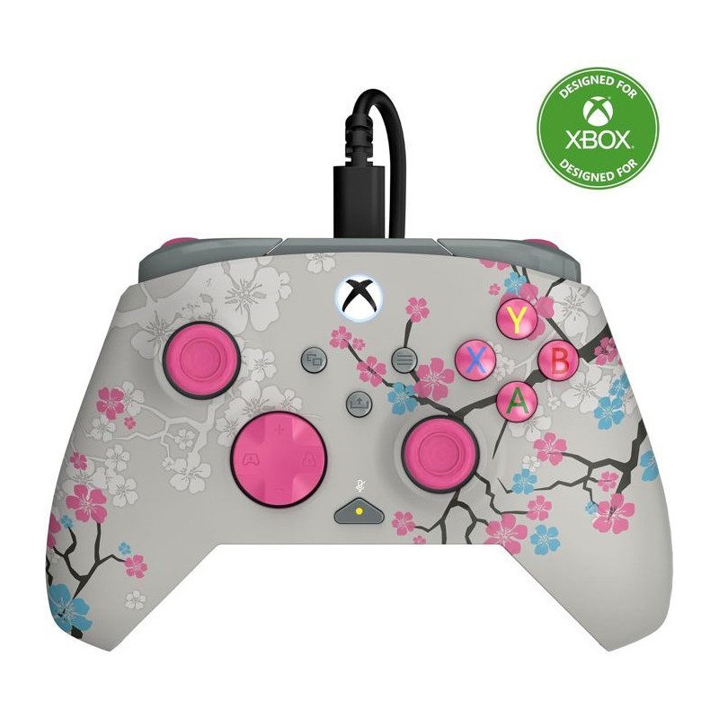 Manette de jeu - Xbox - Rematch Advanced - Filaire - Cherry Blossom -