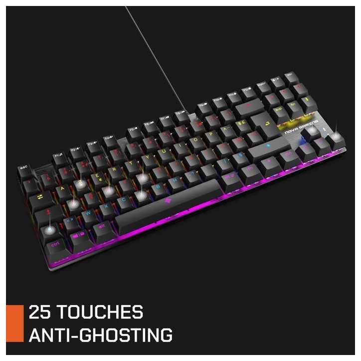 Clavier gamer - Mécanique - Nova Gaming - Sculptor - TKL - LED RGB Clavier gamer - Mécanique - Nova Gaming - Sculptor - TKL - LED RGB