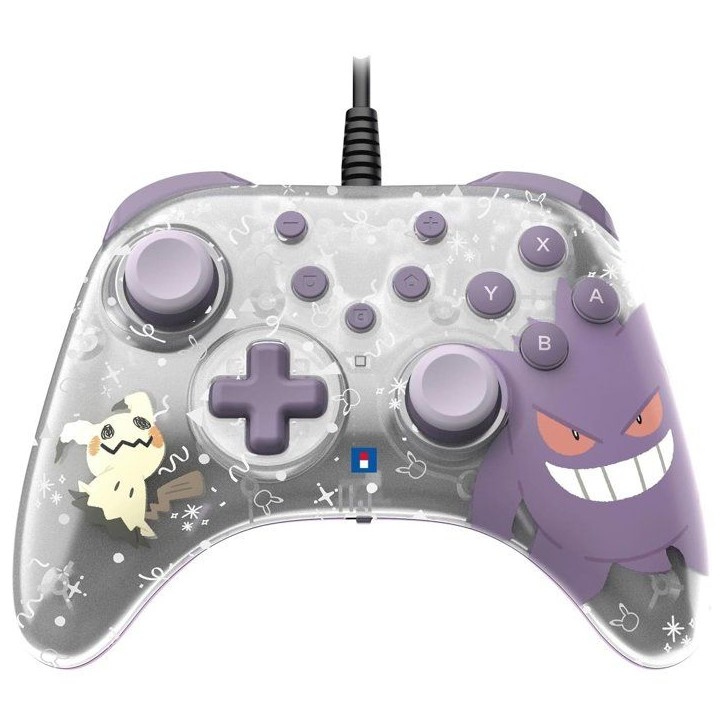 Manette de jeu - Nintendo Switch et Switch 2 - Pokémon - Filaire - Horipad Turbo - Boutons arriere programmables - Hori