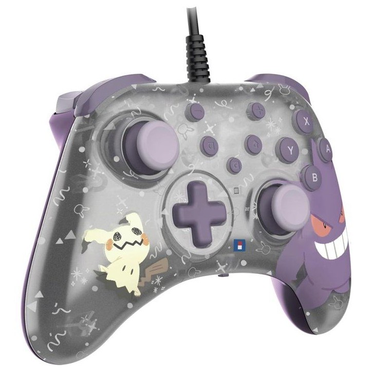 Manette de jeu - Nintendo Switch et Switch 2 - Pokémon - Filaire - Horipad Turbo - Boutons arriere programmables - Hori