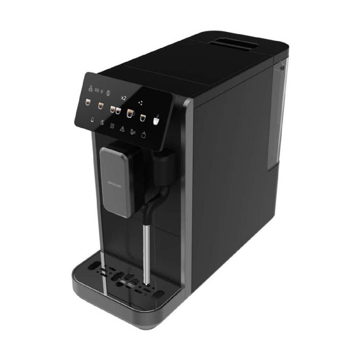 Machine a café Expresso broyeur - CECOTEC - CremmaetLungoSteam - 19 bars - 280 g - 2 L - 5 boissons - Noir Machine a café Expresso broyeur - CECOTEC - CremmaetLungoSteam - 19 bars - 280 g - 2 L - 5 boissons - Noir