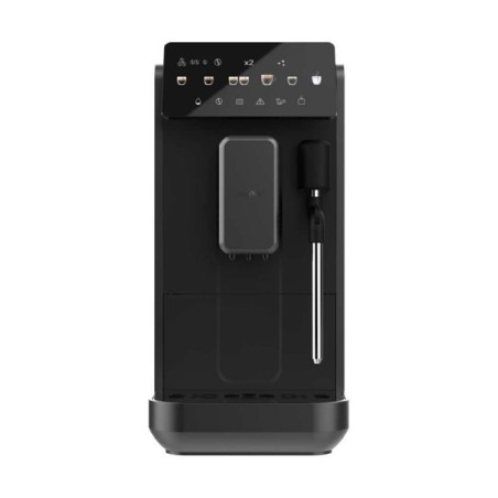 Machine a café Expresso broyeur - CECOTEC - CremmaetLungoSteam - 19 bars - 280 g - 2 L - 5 boissons - Noir