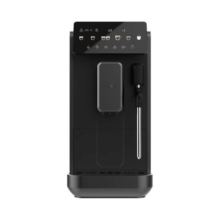 Machine a café Expresso broyeur - CECOTEC - CremmaetLungoSteam - 19 bars - 280 g - 2 L - 5 boissons - Noir Machine a café Expresso broyeur - CECOTEC - CremmaetLungoSteam - 19 bars - 280 g - 2 L - 5 boissons - Noir