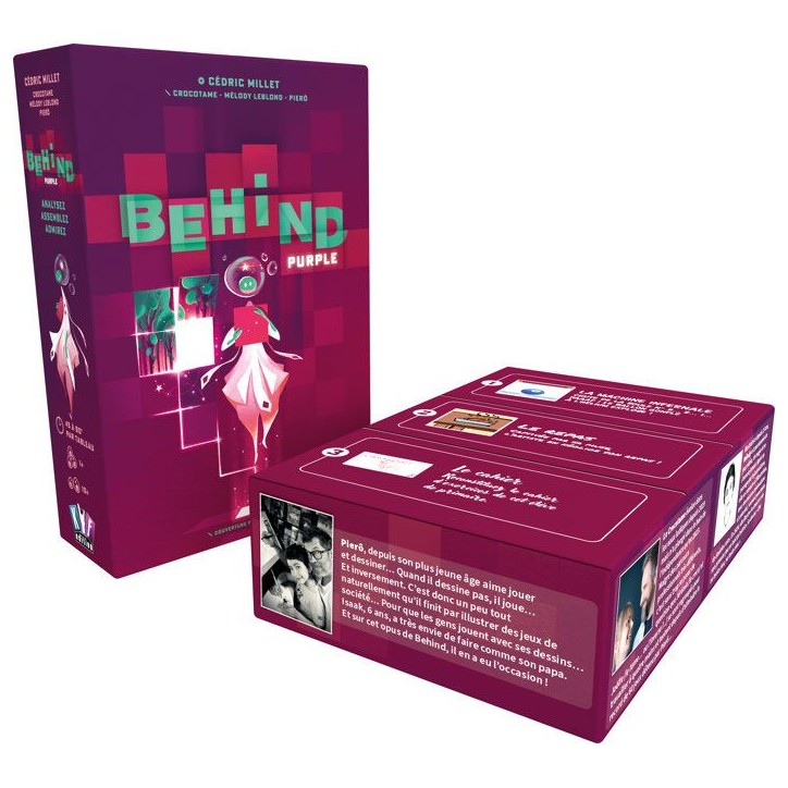 Jeu d'enquete - Behind : Purple - 3 enquetes inédites - Standalone - As d'Or Initié 2025 Jeu d'enquete - Behind : Purple - 3 enquetes inédites - Standalone - As d'Or Initié 2025