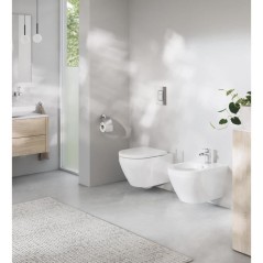 Cuvette WC suspendue compact - GROHE Euro Ceramic - Porcelaine vitrifi