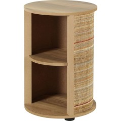 Meuble bout de canapé pour chat 3-en-1 - ZOLUX - Griffoir sisal, couchage et table d'appoint - 52 cm - Boréal - Beige