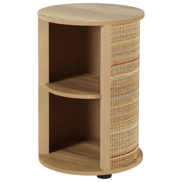 Meuble bout de canapé pour chat 3-en-1 - ZOLUX - Griffoir sisal, couchage et table d'appoint - 52 cm - Boréal - Beige Meuble bout de canapé pour chat 3-en-1 - ZOLUX - Griffoir sisal, couchage et table d'appoint - 52 cm - Boréal - Beige