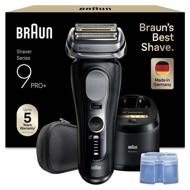 Rasoir électrique - BRAUN - Série 9 9660cc - 60 min - Étanche - Noir Rasoir électrique - BRAUN - Série 9 9660cc - 60 min - Étanche - Noir