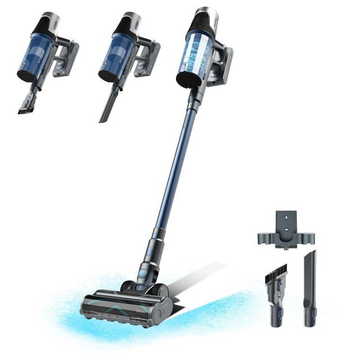 Aspirateur balai laveur - CECOTEC Conga Rockstar RS50 - 25 000 Pa - 60 min - 130 m² - Noir / Bleu foncé Aspirateur balai laveur - CECOTEC Conga Rockstar RS50 - 25 000 Pa - 60 min - 130 m² - Noir / Bleu foncé