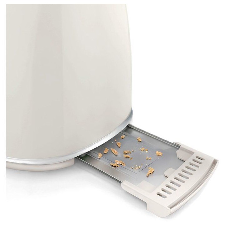 Grille pain vintage 2 fentes - SWEISS - GRS8 - 850 W - Thermostat réglable - Beige
