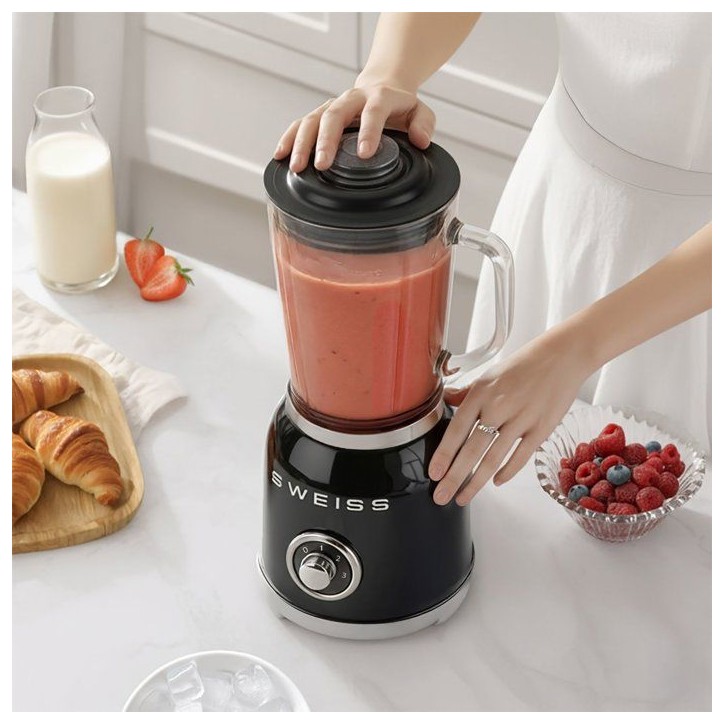 Blender vintage - SWEISS - MXV9 - 1,5 L - Noir