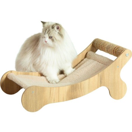 Hamac chaise longue pour chat - ZOLUX - Griffoir sisal - Espace repos