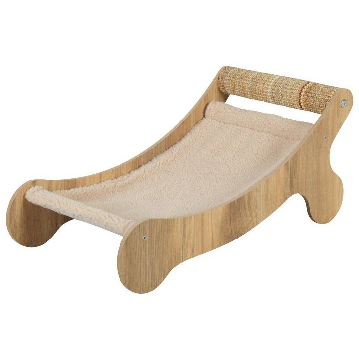 Hamac chaise longue pour chat - ZOLUX - Griffoir sisal - Espace repos - Boréal - Biege Hamac chaise longue pour chat - ZOLUX - Griffoir sisal - Espace repos - Boréal - Biege